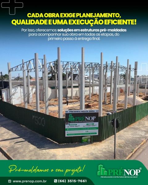 Cada obra exige planejamento, qualidade e uma execução eficiente!